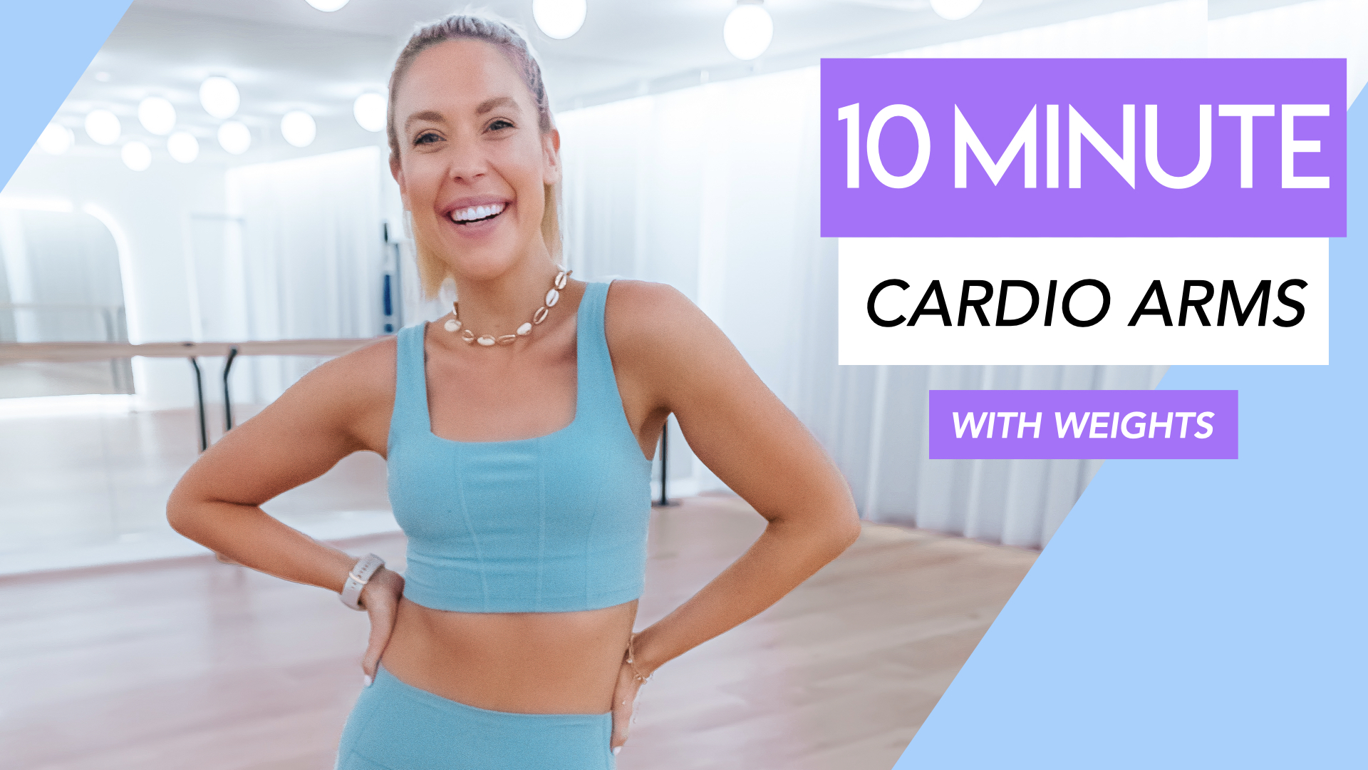 10 MIN ARMS LOW IMPACT CARDIO TONING with weights