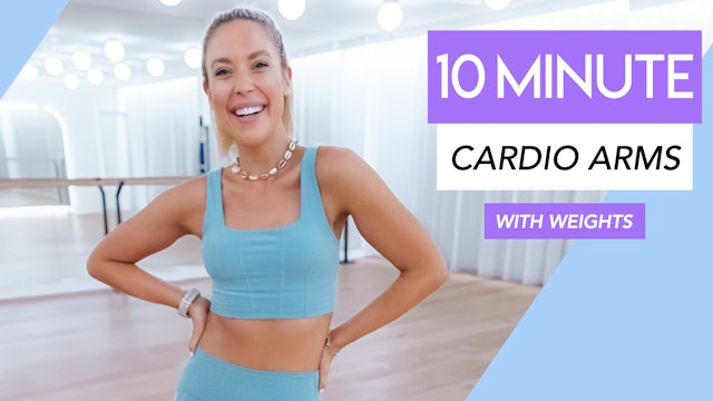 10 MIN ARMS LOW IMPACT CARDIO TONING with weights