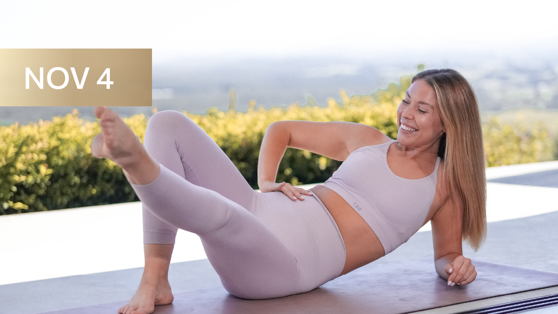 NOV 4 - 40 MIN MAT PILATES CIRCUIT CLASS (NO EQUIPMENT)