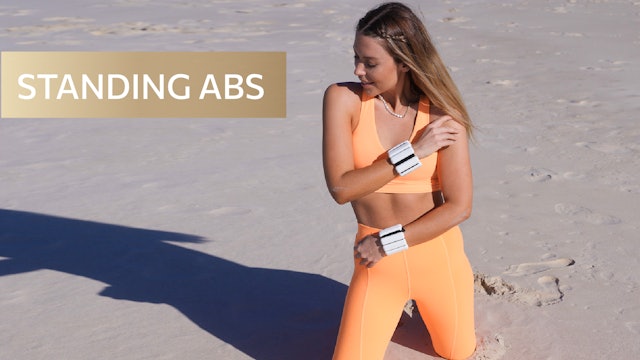 7 MIN STANDING ABS LOW IMPACT (WEIGHTS OPTIONAL)