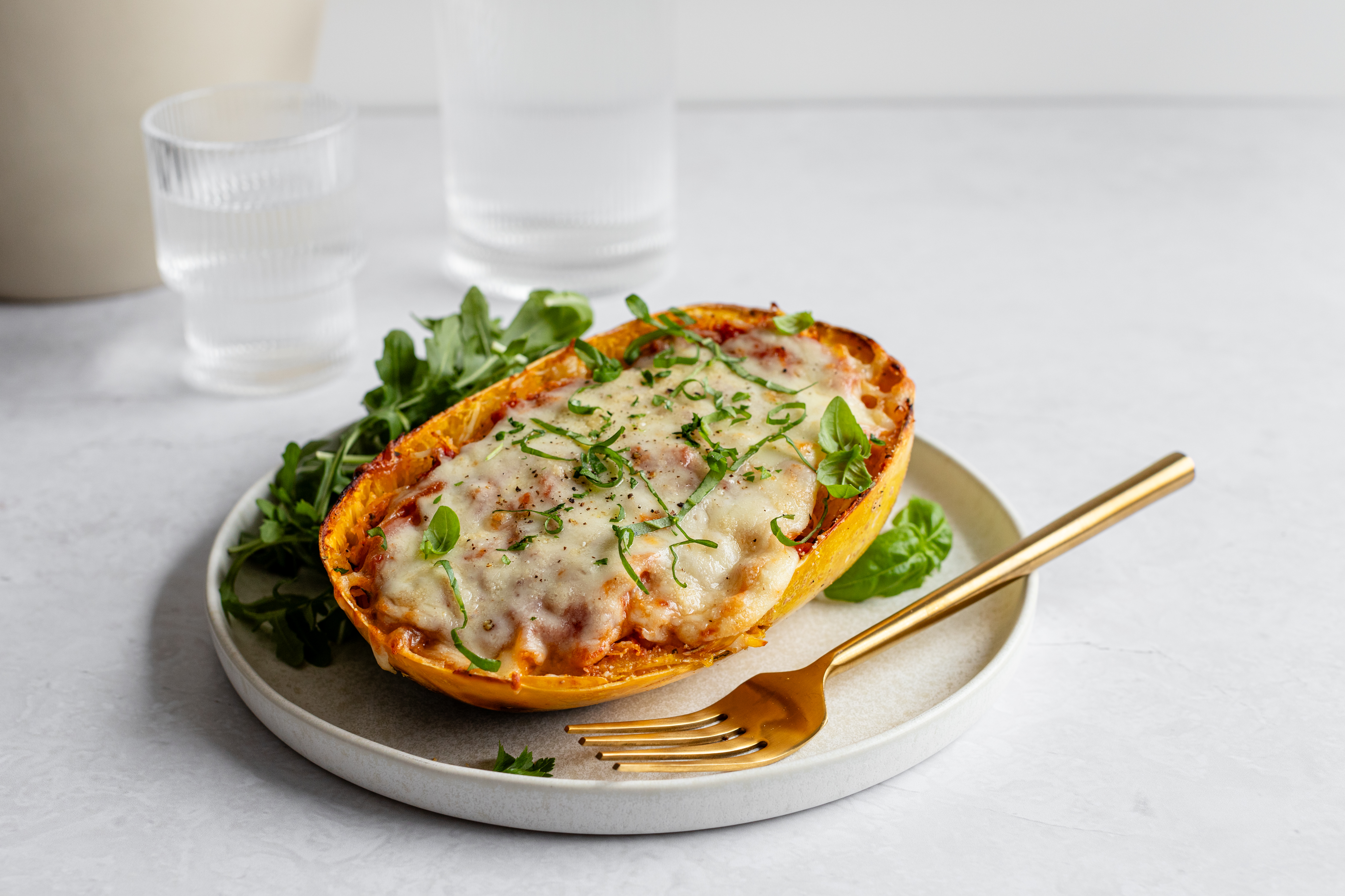 RECIPE - MARGARITA PIZZA SPAGHETTI SQUASH