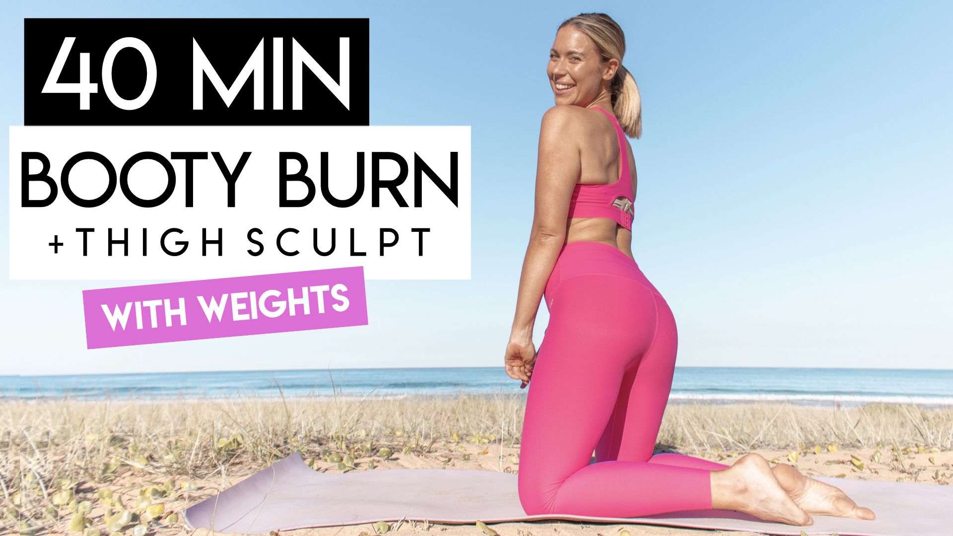 40 MIN LEGS + BUTT TONING