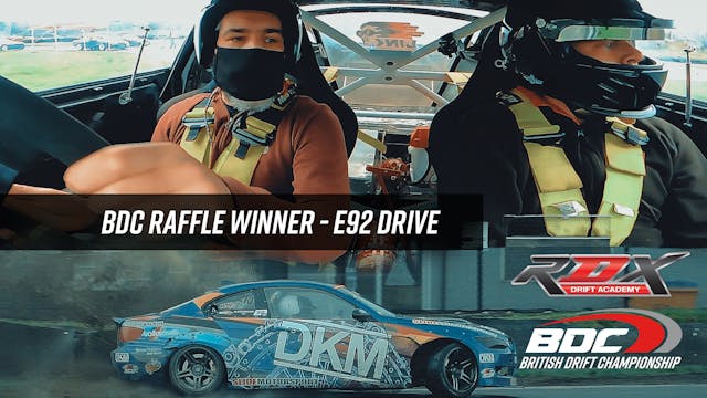 BDC Raffle Winner - E92 DRIVE 