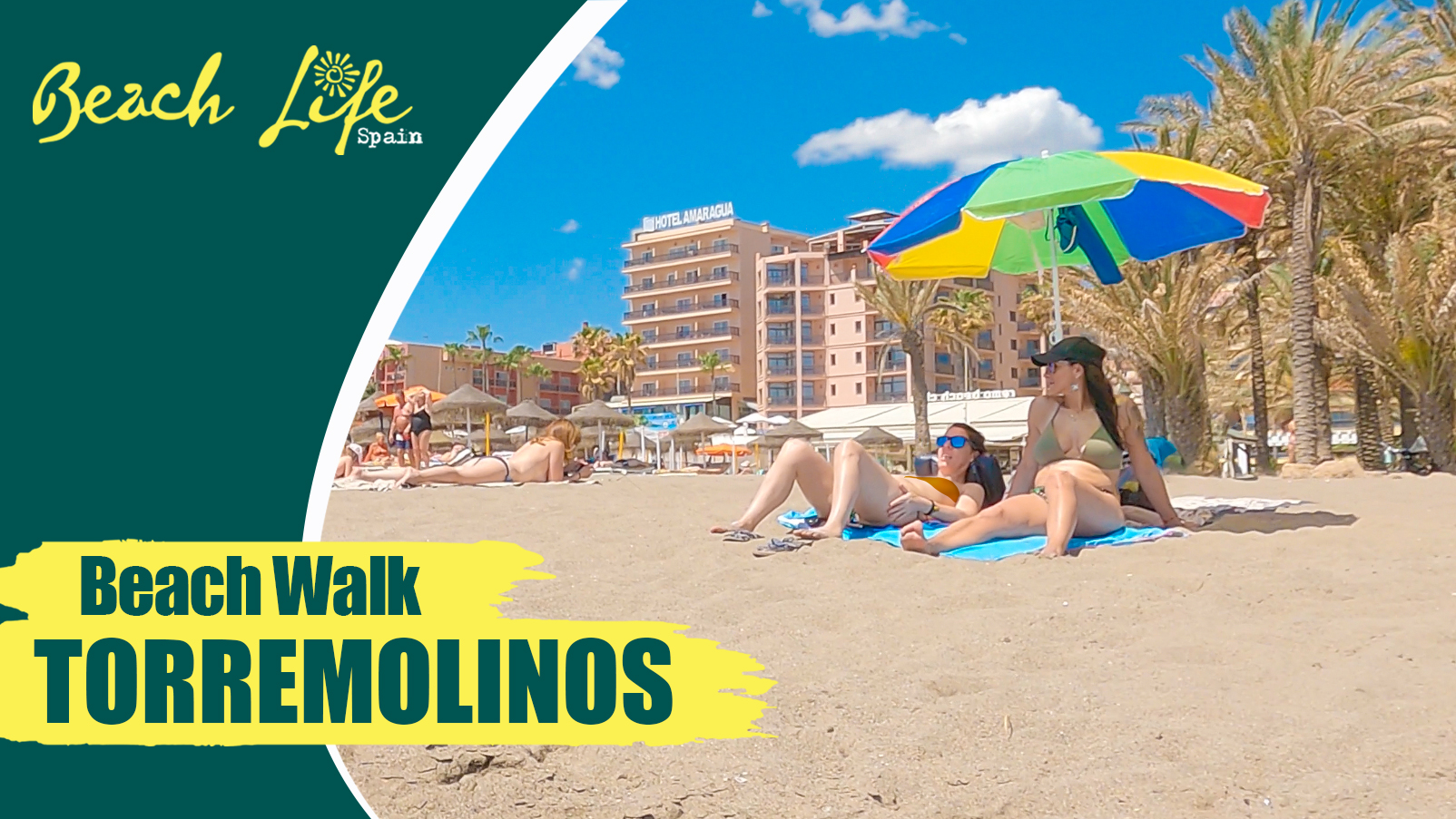 Beach walk Torremolinos | Playa de la Carihuela | Costa del Sol | Spain