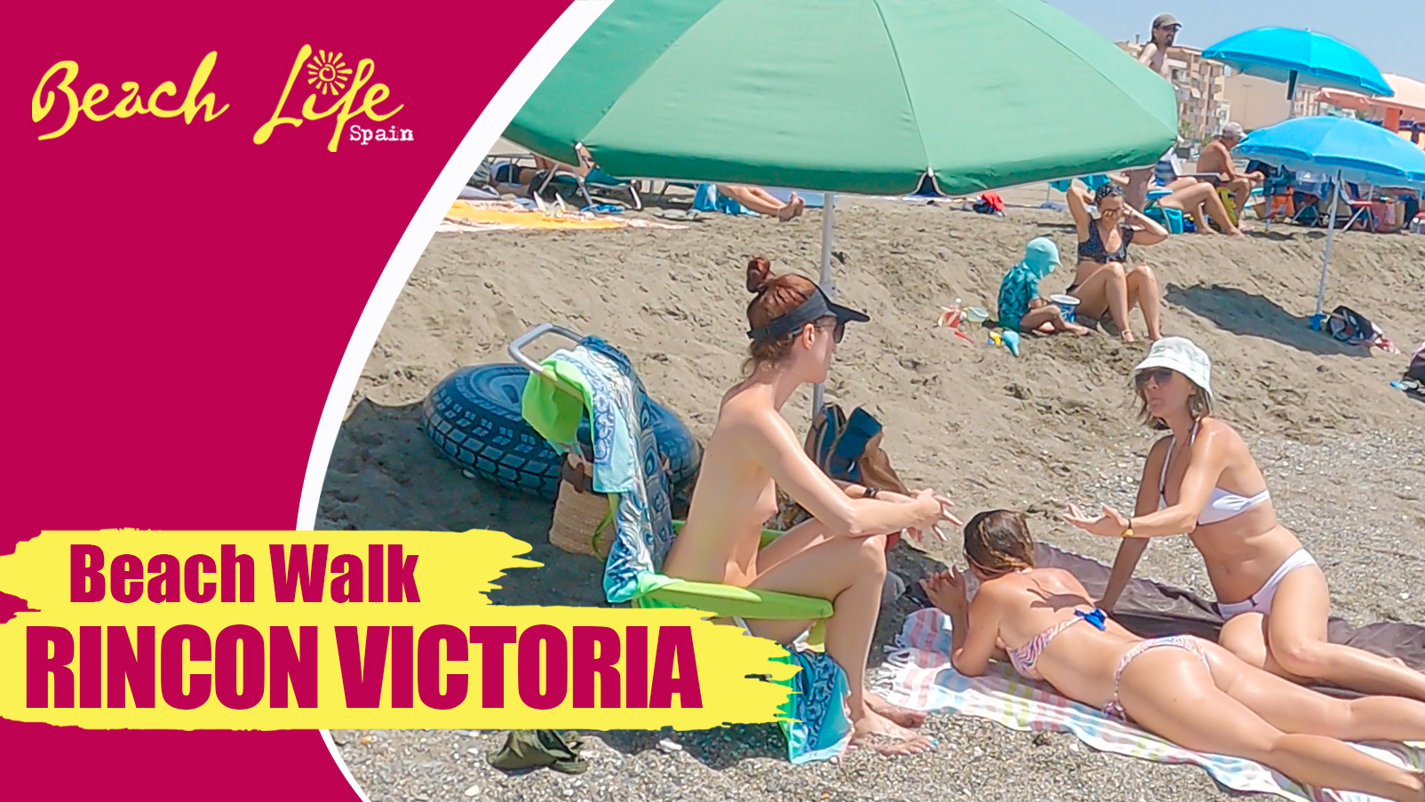 Beach walk Spain | Playa Rincón de la Victoria | Málaga | Costa del Sol