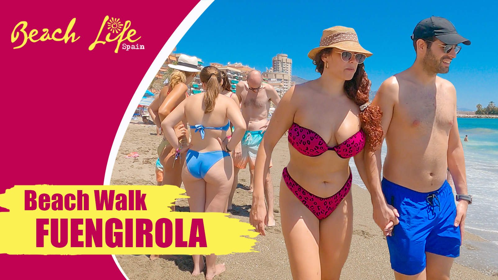 Beach walk Spain | Playa de Fuengirola | Málaga | Costa del Sol