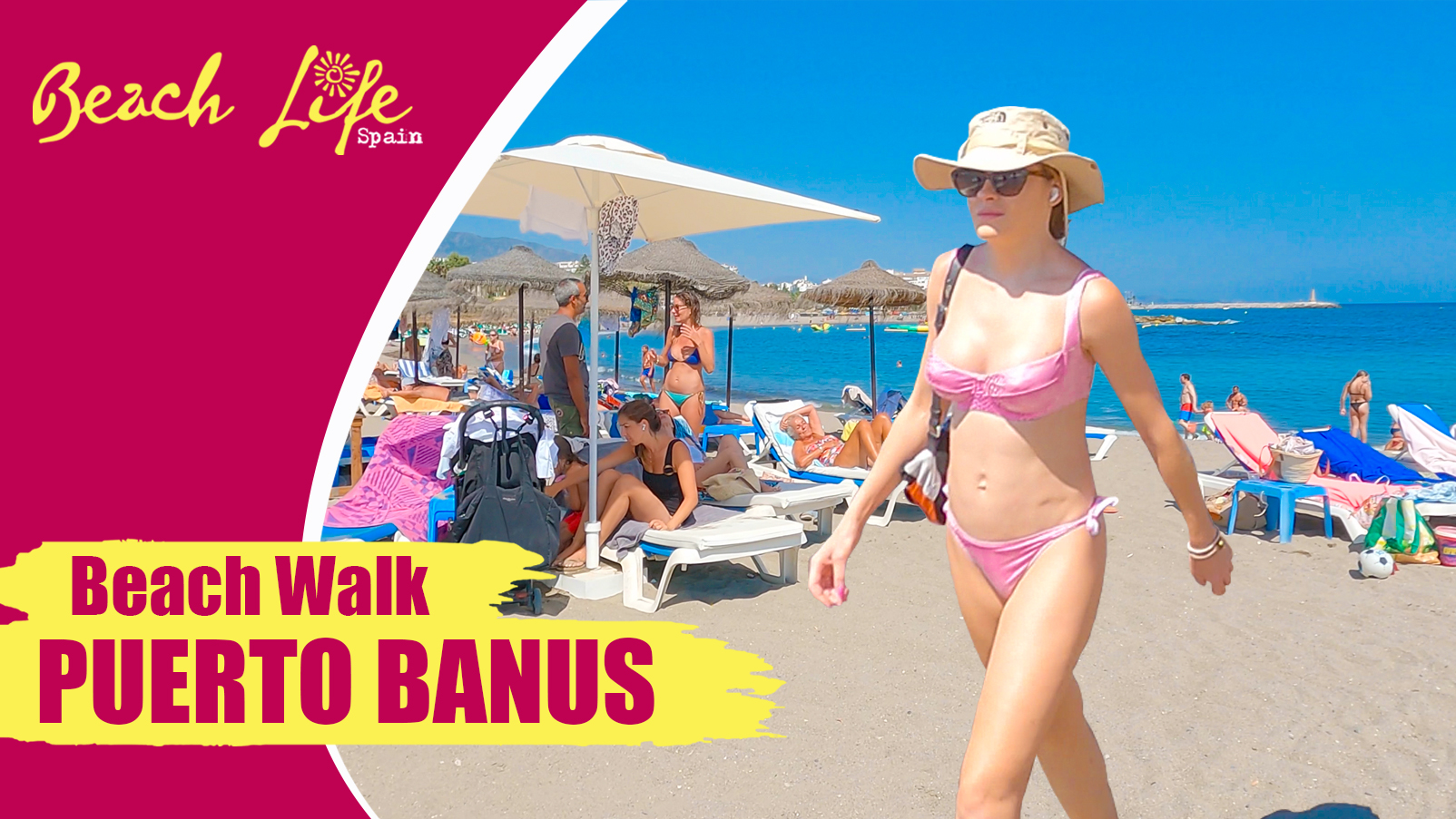 Beach walk Puerto Banús | Playa El Rodeito | Costa del Sol | Spain