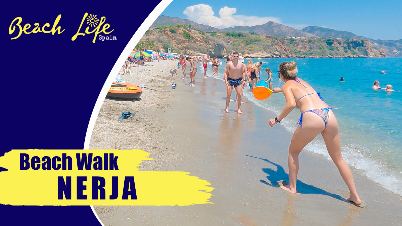 Beach walk Nerja | Playa de Burriana | Málaga | Costa del Sol