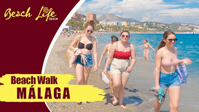 Beach walk Málaga | Playa La Malaguet...