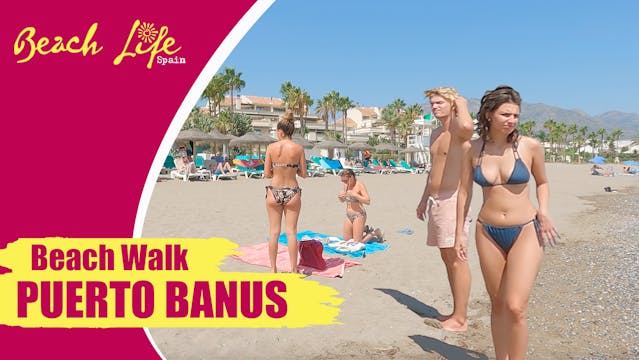 Beach walk Puerto Banús | Playa Río V...