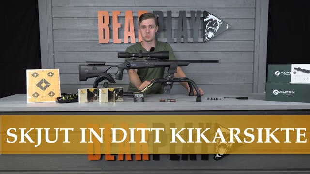 Skjut in ditt kikarsikte