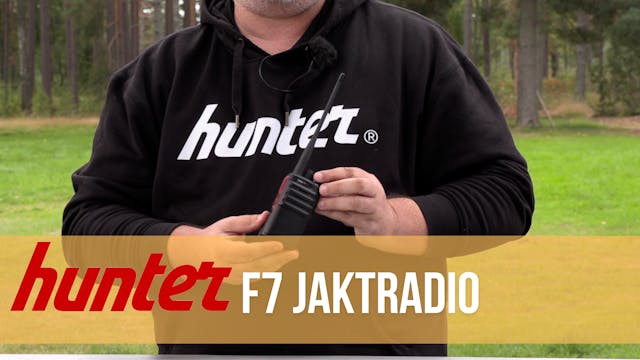 Hunter F7 140/155 MHz Jaktradio