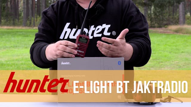 Hunter E- Light BT 140/155 MHz Jaktradio