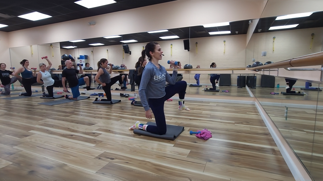 In-studio Barre Class #94, Thursday, 45 Minutes