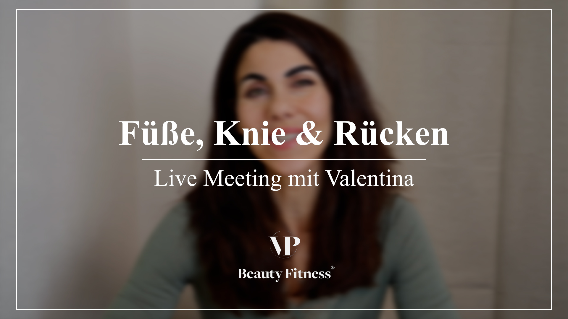 Live Meeting: Füße, Knie und Rücken