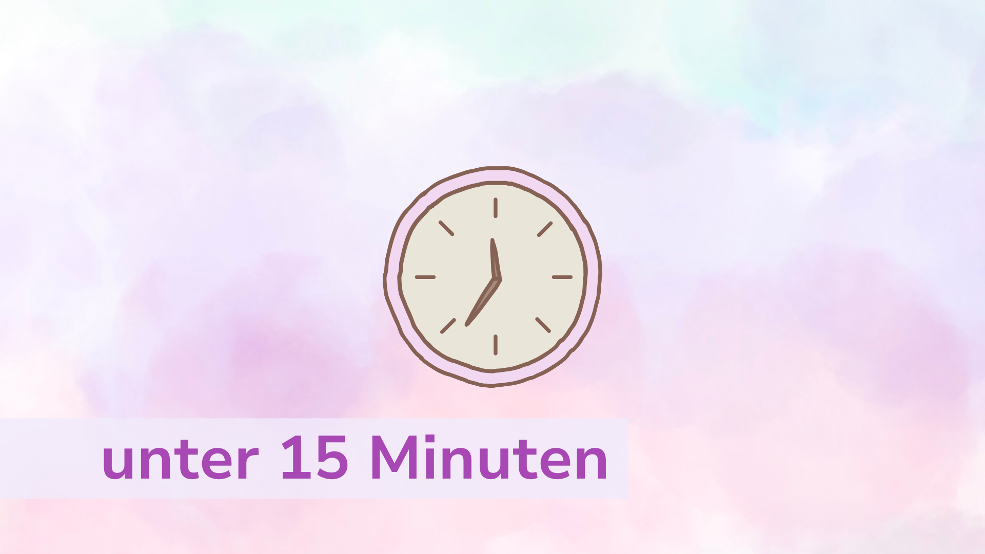 unter 15 Minuten