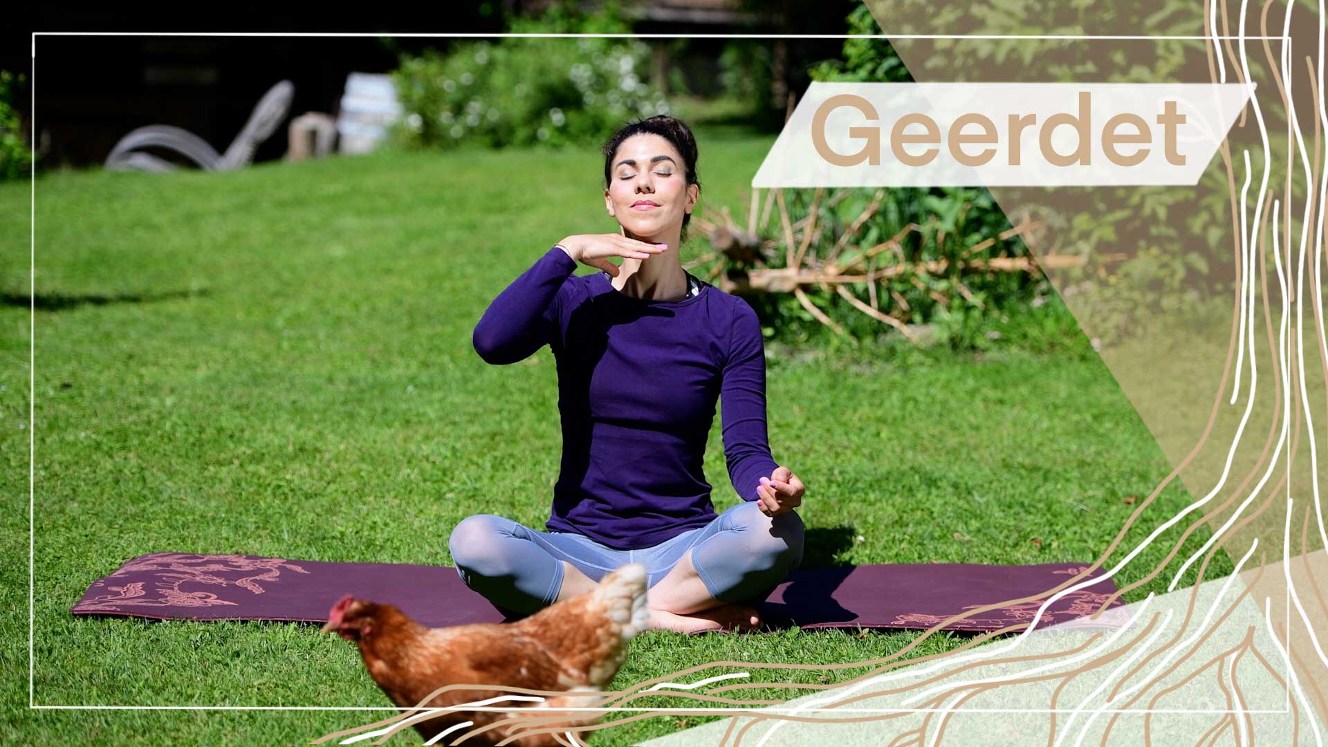 Straffes Kinn & gehobene Wangen