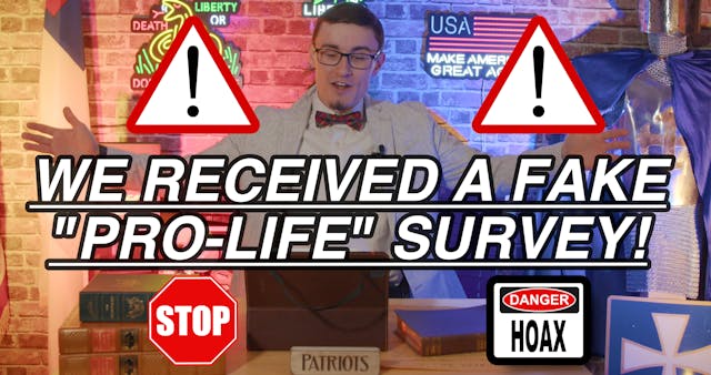 We Received a Fake Pro-Life Survey!