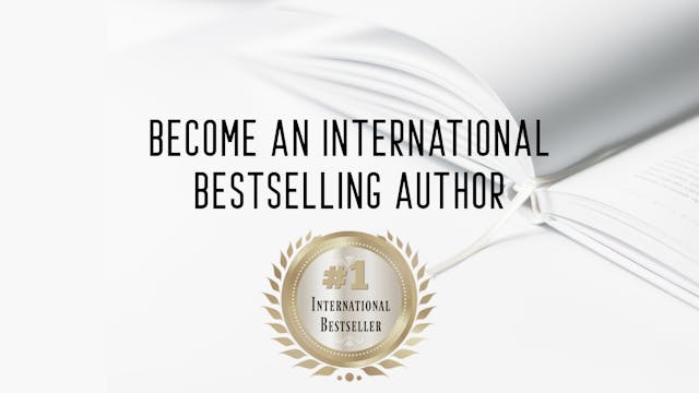 Become an Bestselling Author: Part One