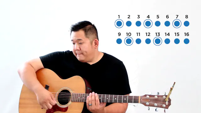 15 - Strum Pattern 1 (4-4) - The 21 Guitar Lessons