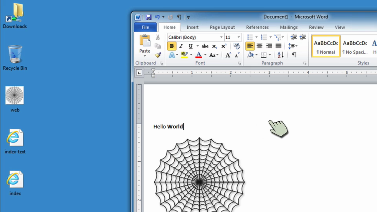 DW6U01D: Creating a Page in a MS Word