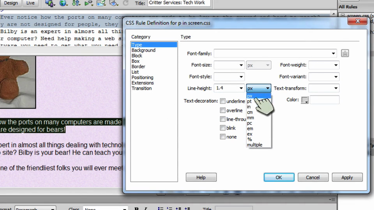 DW6U05C: Styling Common Tags