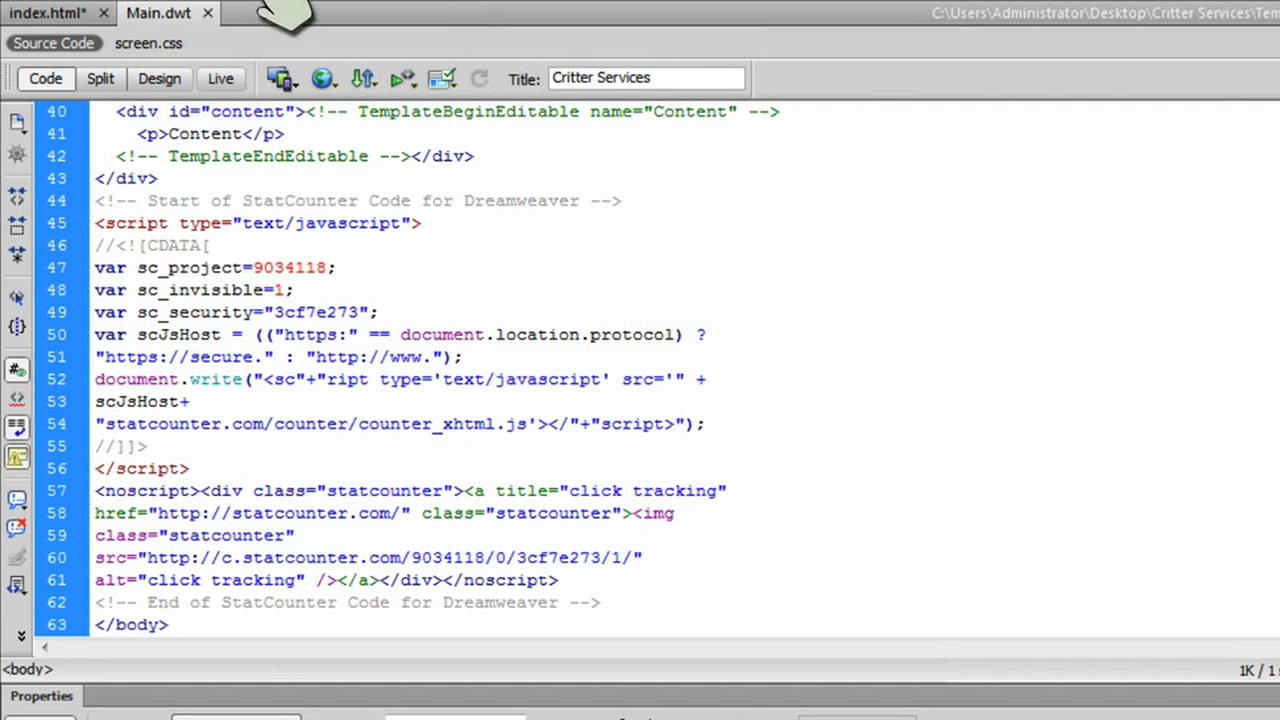 DW6U12E: Embedding Analytics Code