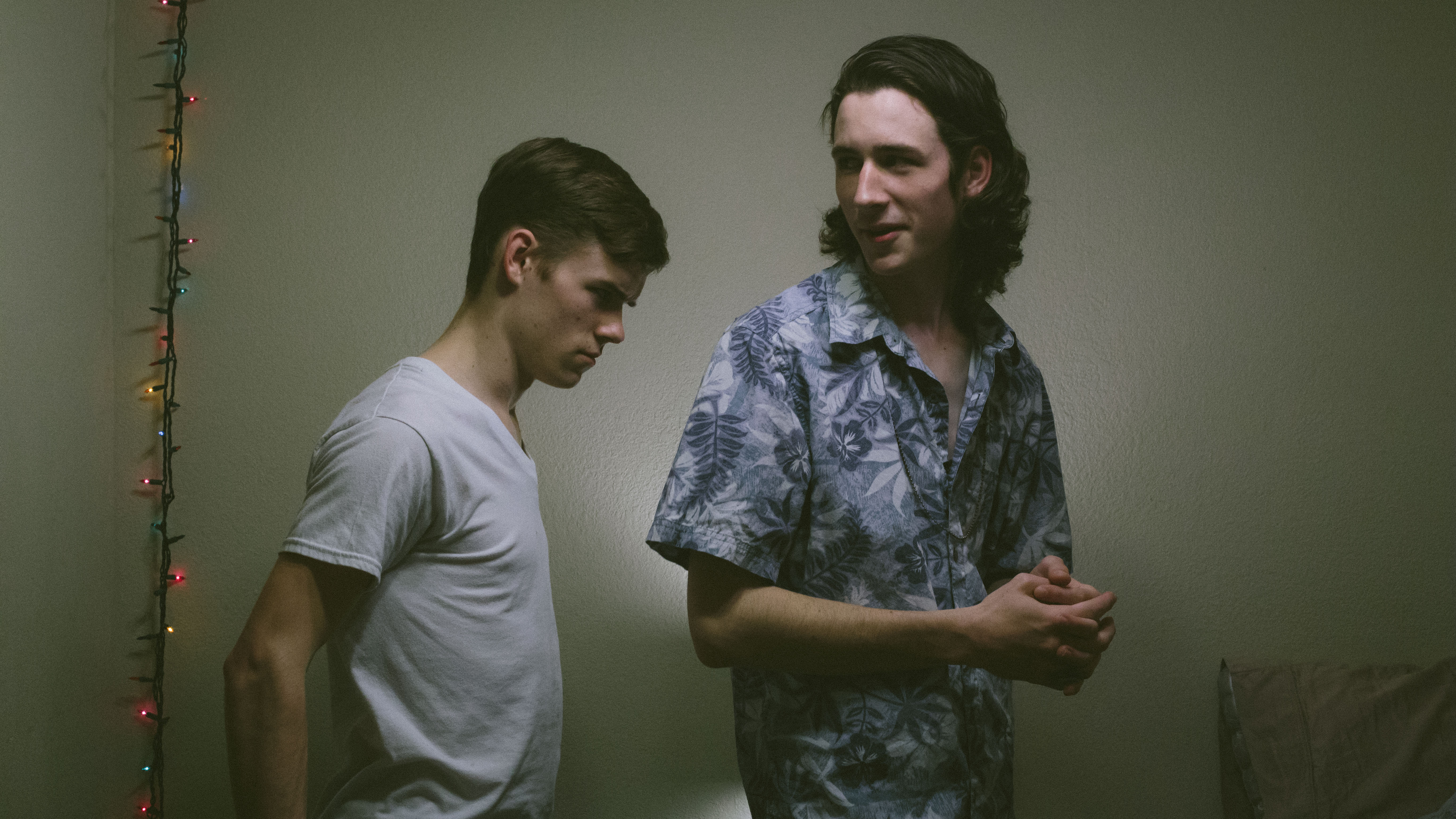 Brett and Cameron McCabe on set of Brother (2018)