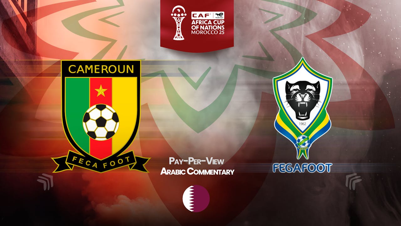 Cameroon vs Gabon in Arabic (PPV)