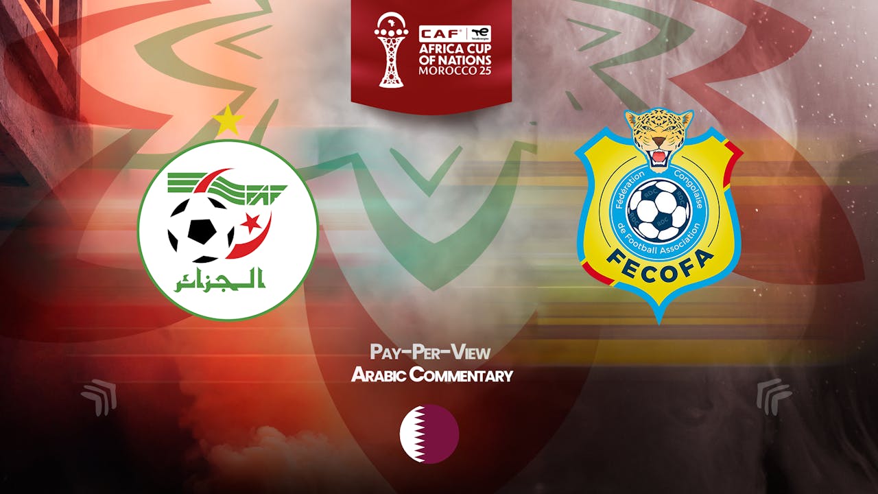 Algeria vs DR Congo in Arabic (PPV)