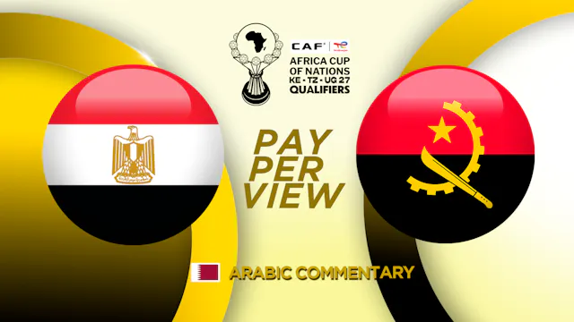 Egypt vs Angola - AFCON Qualifiers in Arabic - Matchday #1 (PPV)