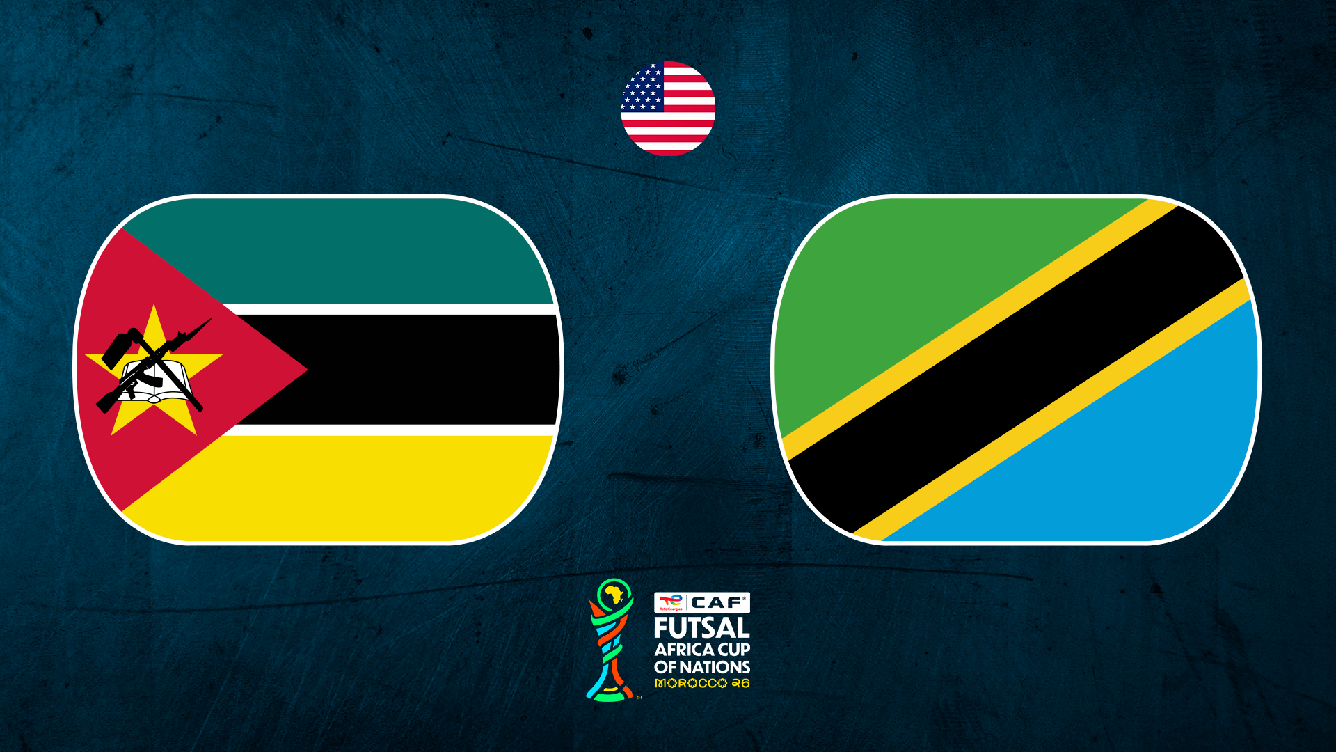 Mozambique vs Tanzania - CAF Futsal AFCON Morocco 2026 (Match Day #3) - 10/17/2026, 21:40:14