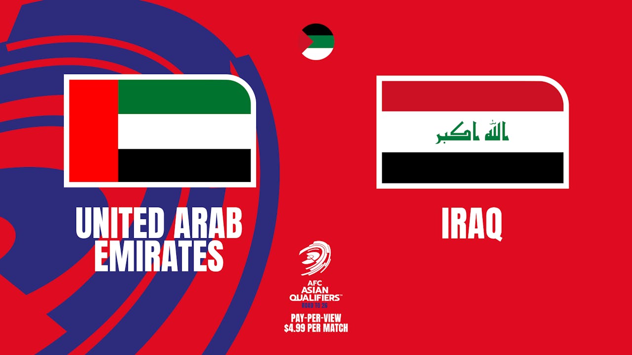 United Arab Emirates vs Iraq in Arabic (PPV)