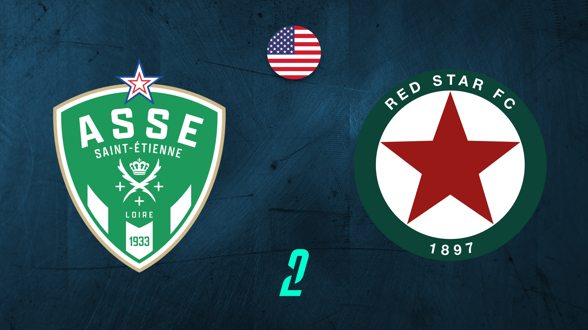 St Etienne vs Red Star - Ligue 2 Match Day #26