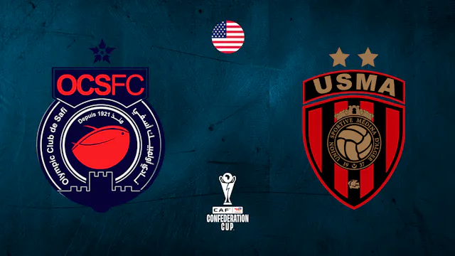 OC Safi vs USM Alger - CAF Confederat...