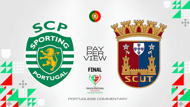 Sporting vs Torreense - Taça de Portugal in Portuguese audio (Pay-Per-View)