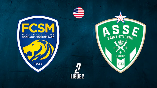 Sochaux vs St Etienne - Ligue 2 Match...