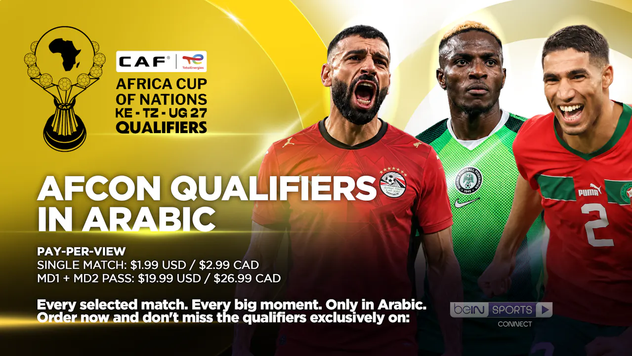 AFCON Qualifiers in Arabic (PPV)