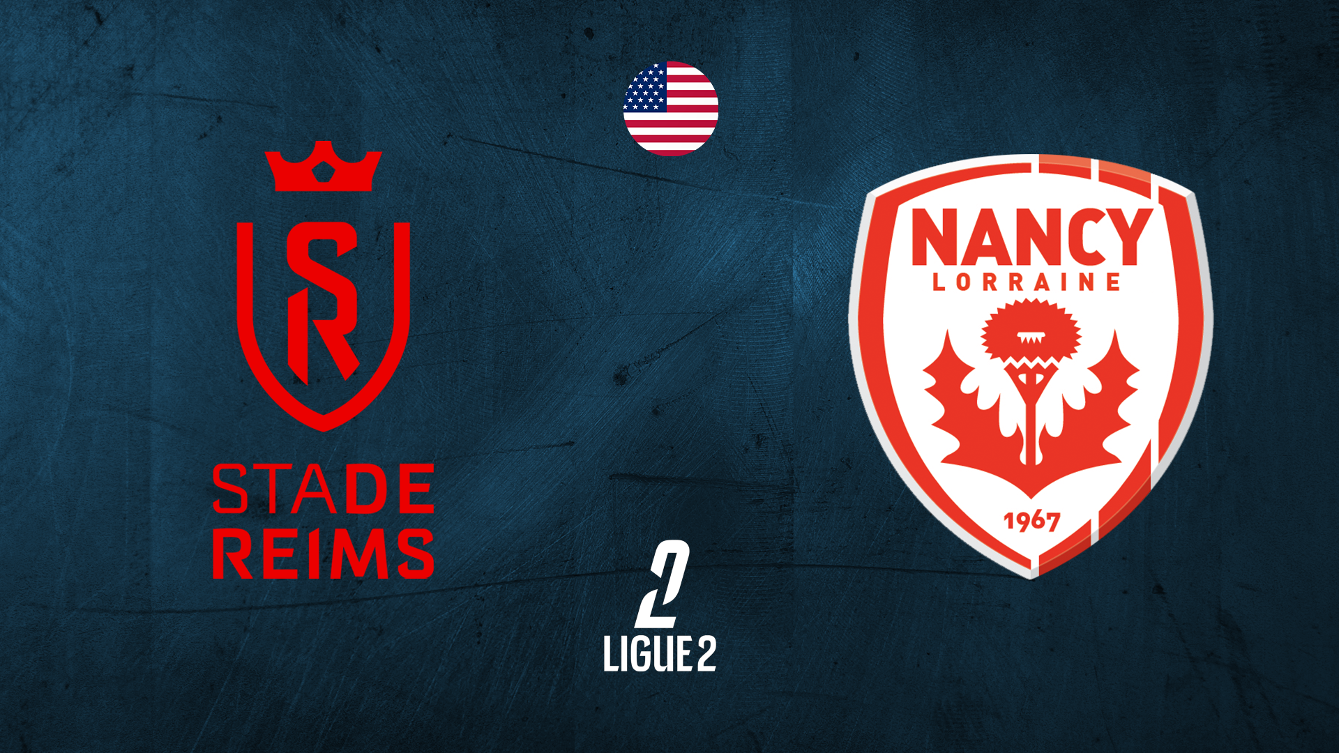 Stade Reims vs Nancy - Ligue 2 Match Day #32