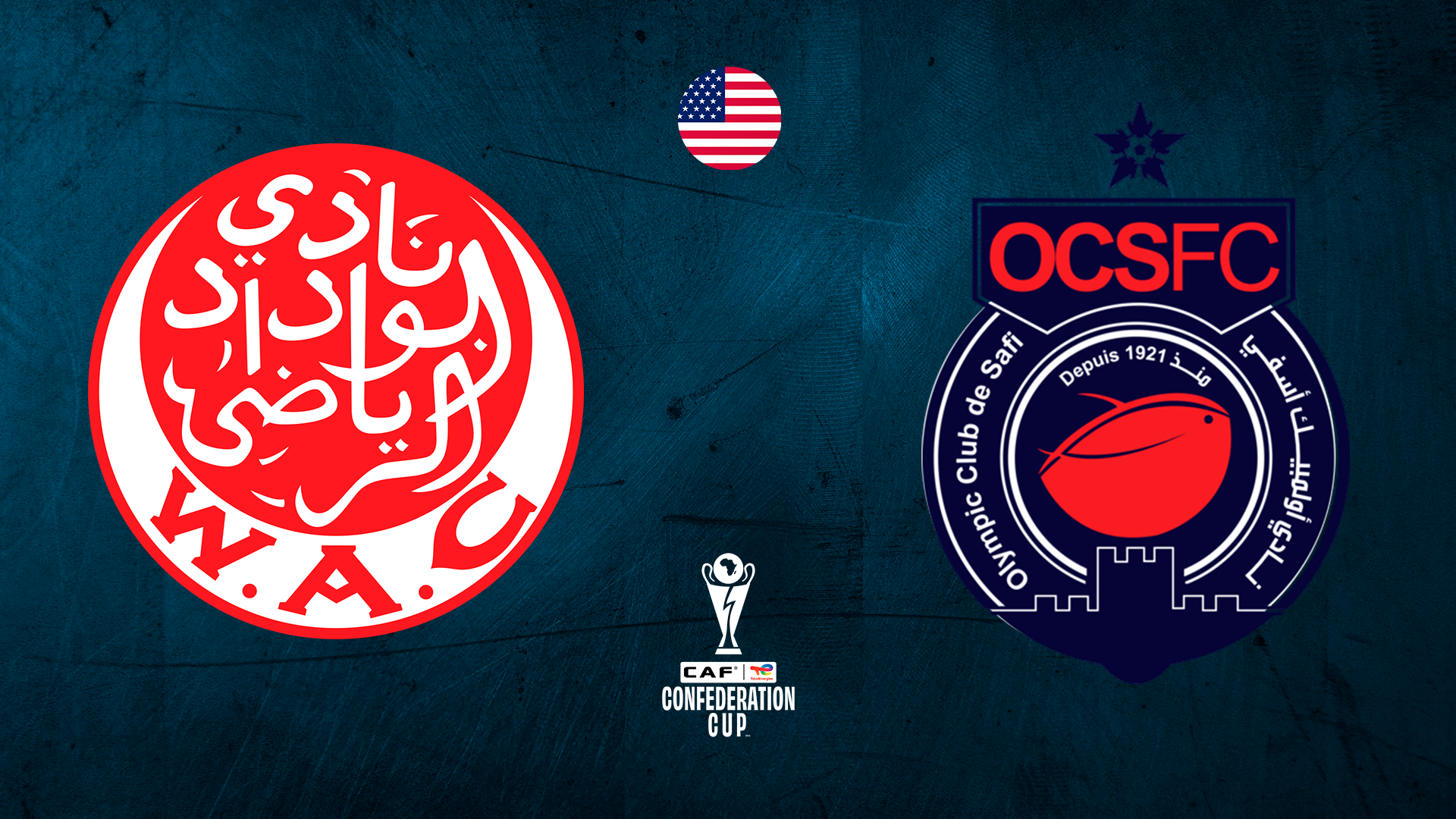 Wydad AC vs OCS - CAF Confederation Cup (Quarter Finals, Second Leg) - 03/22/2026, 21:30:16