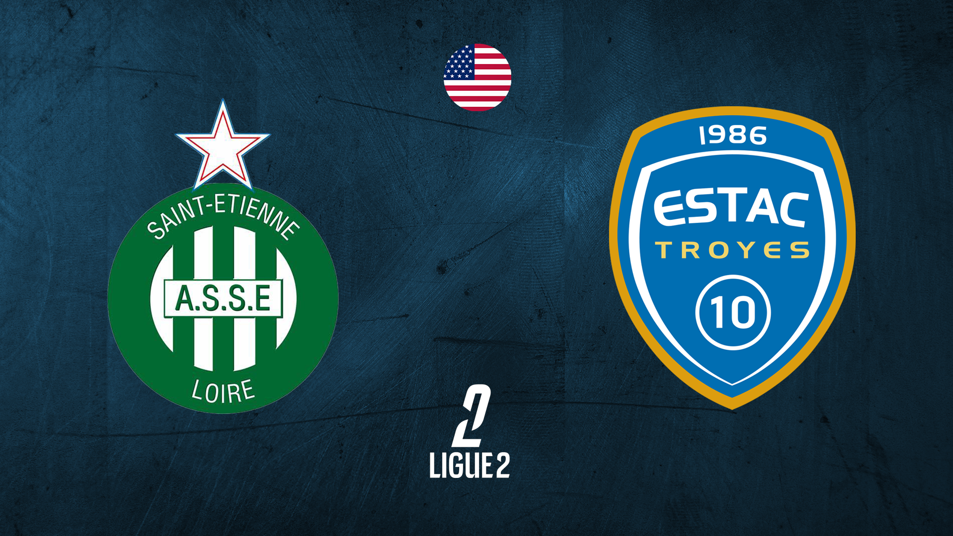 St Etienne vs Troyes - Ligue 2 Match Day #32