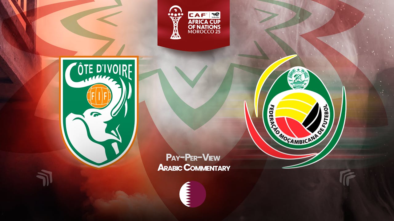Ivory Coast vs Mozambique in Arabic (PPV)