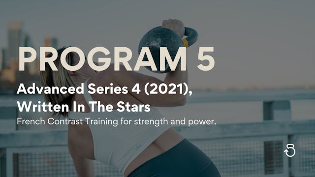 PROGRAM 5: Advanced Series 4 (2021), Written In The Stars