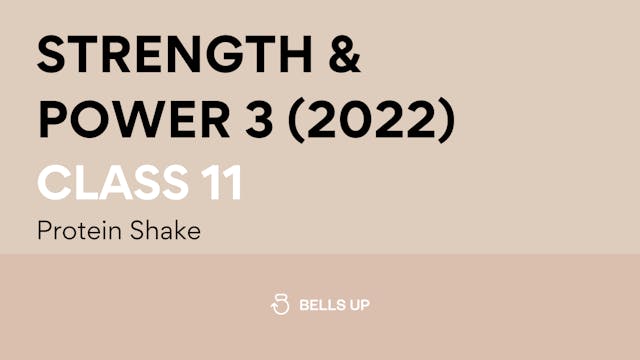 Class 11, Strength and Power 3 (2022)...