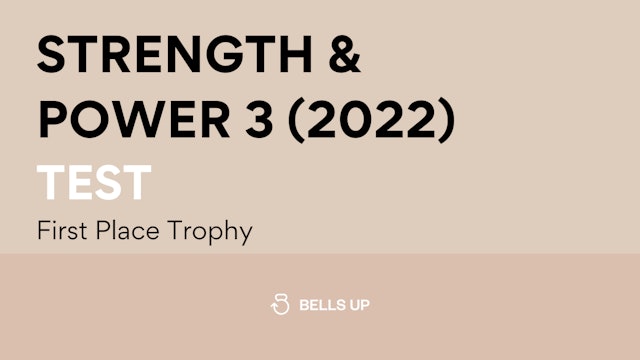 Strength & Power 3 (2022): TEST