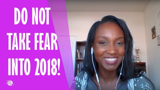 Do Not Take Fear Into Next Year