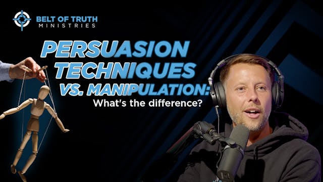 Persuasion Techniques vs Manipulation...