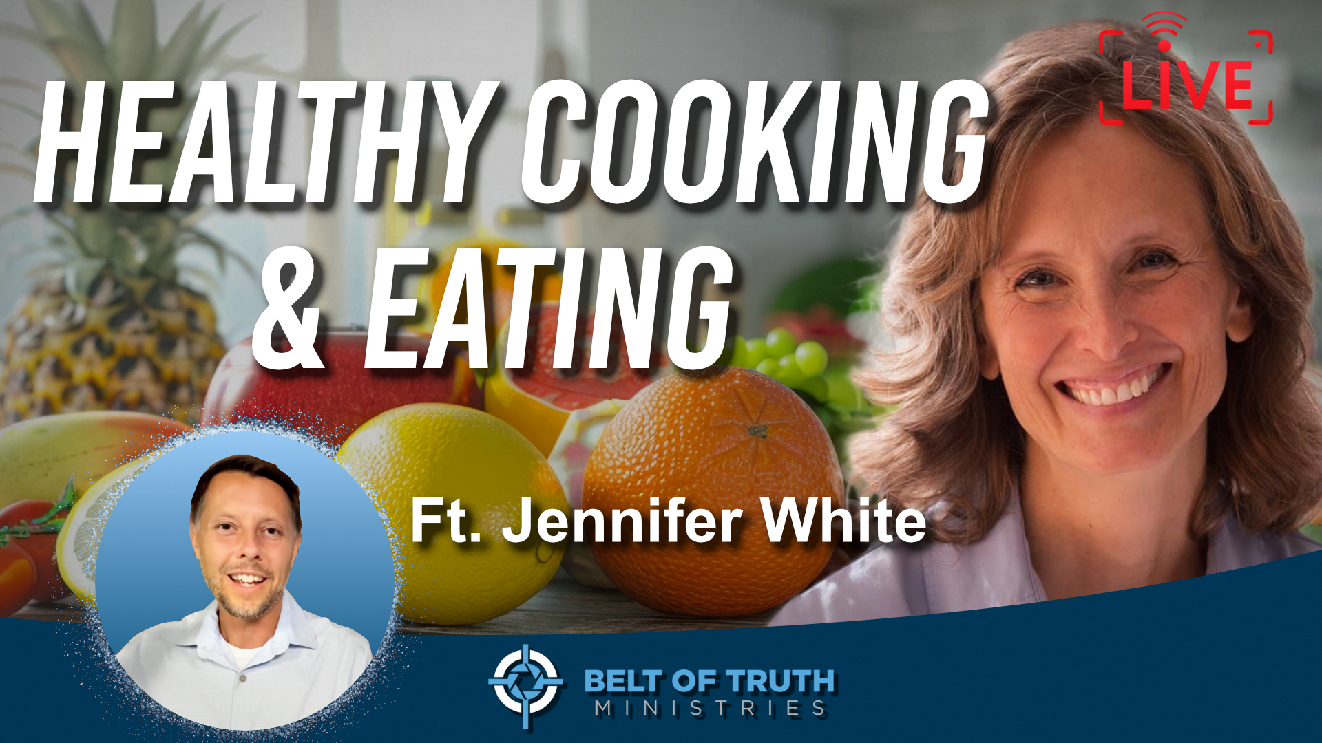 BoT LIVE Ep 22 Healthy Cooking and Eating with Jennifer White