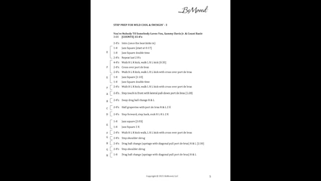 Wild, Cool & Swingin' Syllabus