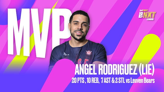 betFIRST MVP of the Week // Angel RODRIGUEZ (RSW Liège Basket)